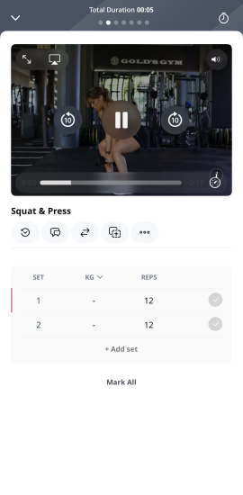 Wokout details & exercise demo